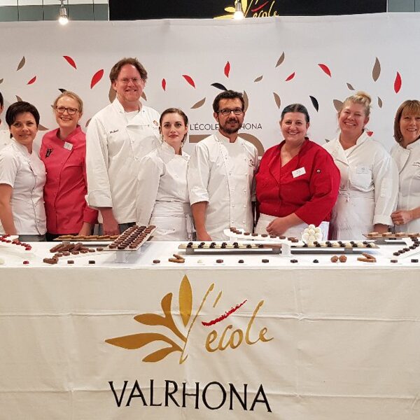 Ecole Valrhona, Francija, kursa noslēgumā, 2019 gads