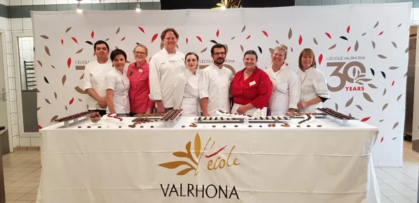 Ecole Valrhona, Francija, kursa noslēgumā, 2019 gads